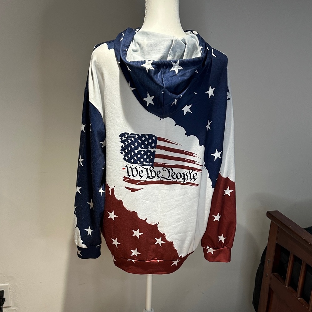 Patriotic Star Hoodie - Picture 3 of 3